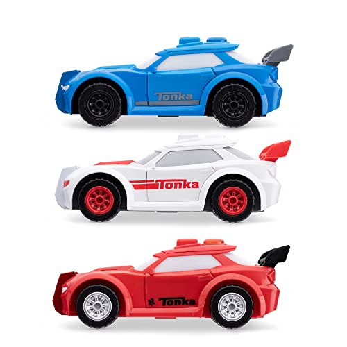 Tonka 3-Pack Autos Deportivos de Plástico Resistente miniatura 3