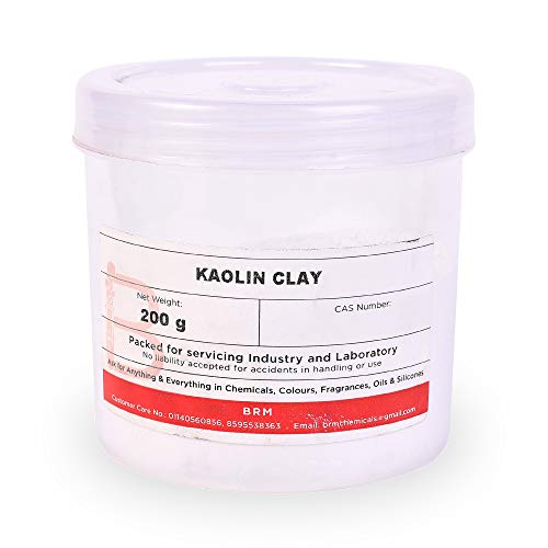 BRM Herbals Kaolin Clay Powder – 200 Grams For Facemasks, DIY Beauty Products, Make Up, Cosmetics, Soap Making & Personal Care For Face, Hair, Body BRM Herbals Kaolin Clay Powder – 200 Grams For Facemasks, DIY Beauty Products, Make Up, Cosmetics, Soap Making & Personal Care For Face, Hair, Body