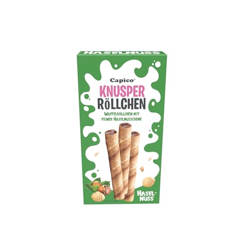 Capico Knusperröllchen Mix Box 24x75g - Leckerer Snack für Kinder und Erwachsene beim Studieren oder Schuften - 1,8kg