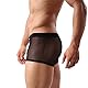 iooico Herren Boxershorts Elastizität Gittergewebe Unterhose Transparent Air 1.1 Unterwäsche S (191BL)