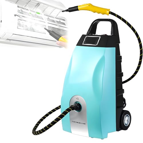 3000W Commercial Steam Cleaner - Portable 6Bar High Pressure Handheld System for Kitchen Car Multi-Use - 110 C