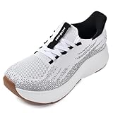 JACKSHIBO Slip in Women Hands Free Walking Shoes Wide Toe Box Arch Support with Metatarsal Pads Athletic Tennis Sneakers Slip on Breathable Plantar Fasciitis Orthopedic Thick Cushion Zero Drop Sole