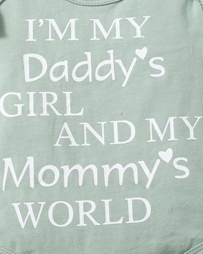 Image of Renotemy Newborn Infant Baby Girl Clothes Summer Outfits Infant Romper Pants Cute Toddler Girl Clothes Gift Set