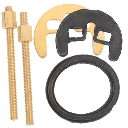 SOPOTUTU 双孔冷?キッチン蛇口用真鍮製アンチルーズ固定ワッシャー キッチン修理アクセサリー 蛇口補修用取り付け部品 耐久性と簡単装着