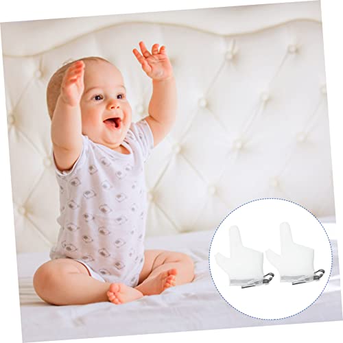 BESPORTBLE 1Pair Thumb Protector Gloves Stop Kit for Reusable Eating Mittens with Breathable Mesh Design for Newborns and Years2