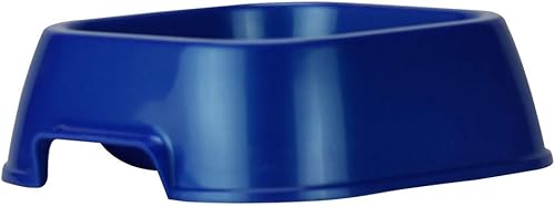 Miniatura 3 de Van Ness Tazón de comida y agua para mascotas, plato de plástico de capacidad de 16 onzas para perros y gatos, base ancha sin puntas que evita