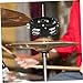 BIUDECO Sturdy Cymbal Tambourine for Drum Kit Easy Attach Hihat Accessory Versatile Handheld Percussion Instrument for Musicians Sound Quality Drum Mount Tambourine