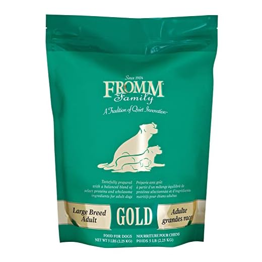 Fromm Large Breed Adult Gold Premium Dry Dog Food - Dry Adult Dog Food for Large Breeds - Chicken Recipe - 5 lb