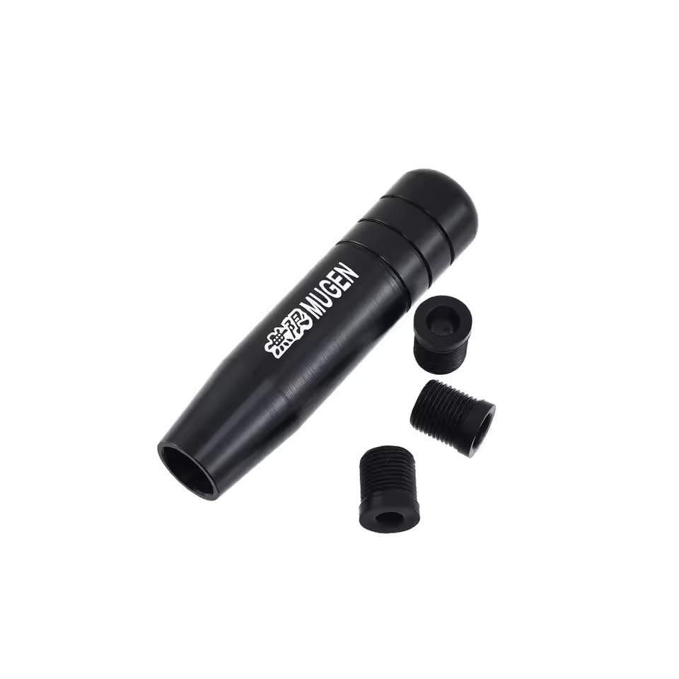 AutoBizarre 13cm Aluminium Gear Shift knob Racing Car Gear Lever Shifter with Adaptors for All Manual Cars (Black)-image-15