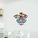 Paw Patrol Decalcomanie Adesivi Murali In Vinile Per Decorare Camerette Per Bambini Ecc