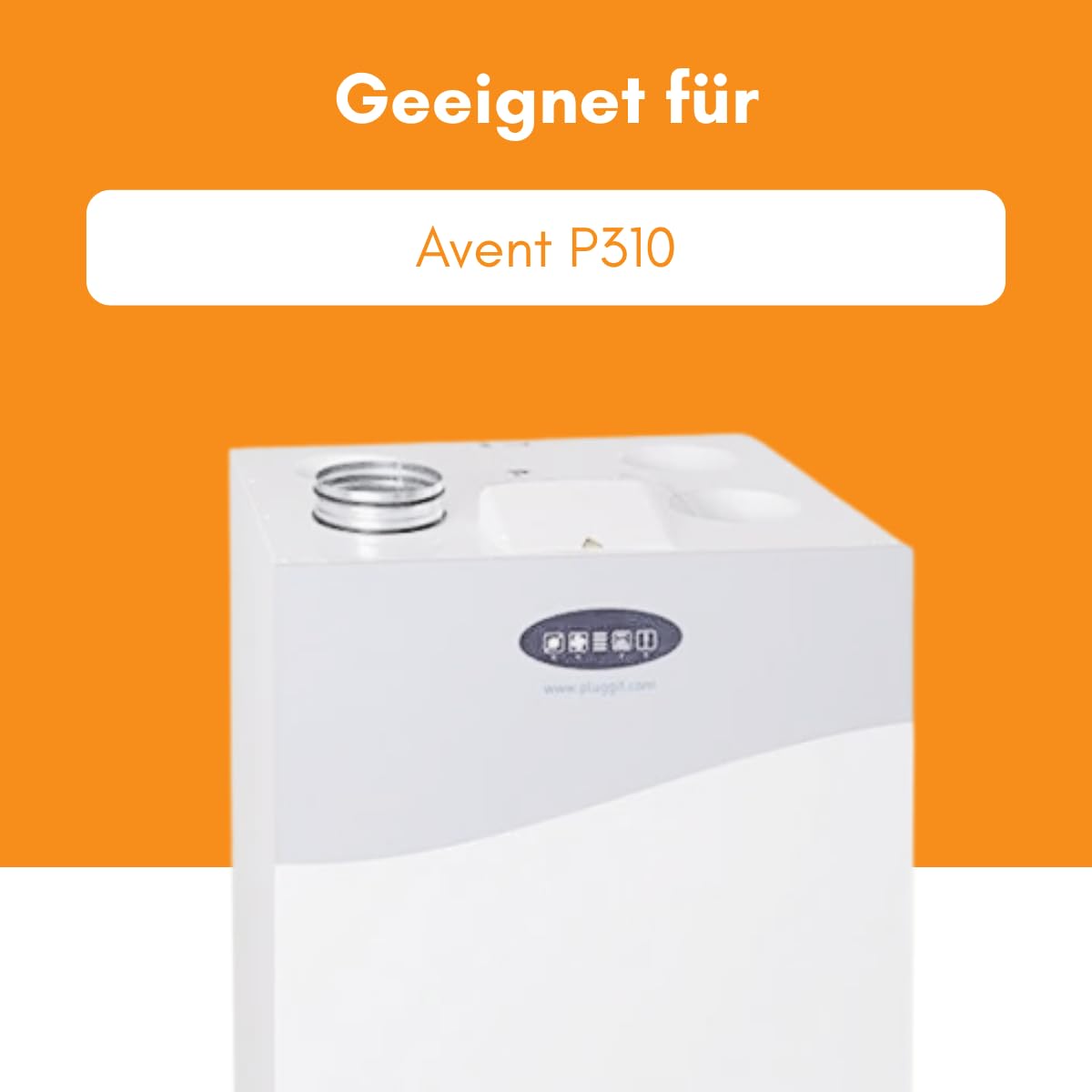KWL Luftfilter für Pluggit Avent P310 | 1 Filterset | Filterset G4 | 2x Paneelefilter Karton 159x412x46 mm. G4 | APFG4-310