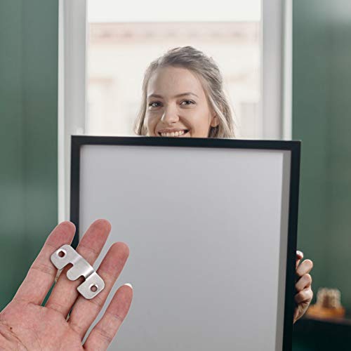 Cabilock Kit de 10 conjuntos de ganchos para pendurar com moldura para foto, kit de pendurar com par