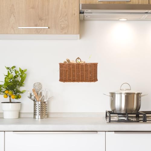 Cesta colgante de diseño elegante y estructura de hierro para el hogar 7