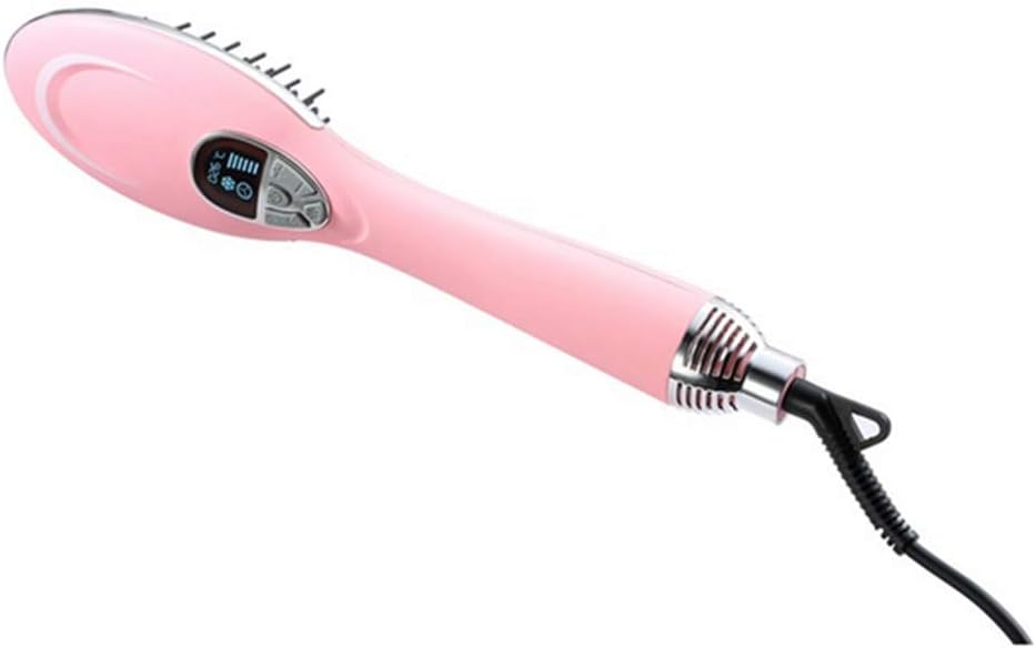 Lsmaa Hair Straightener Brush,2 in 1 Steam Hair Straightener Brush Detangling Comb with Mist Anion Sprayer Smooth, and Nourished Hair (Rose Gold) Hair dryers Drier hairdryers for Women Dryer