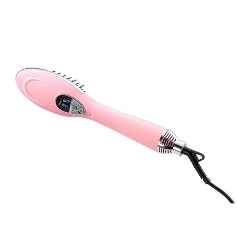 Lsmaa Hair Straightener Brush,2 in 1 Steam Hair Straightener Brush Detangling Comb with Mist Anion Sprayer Smooth, and Nourished Hair (Rose Gold) Hair dryers Drier hairdryers for Women Dryer