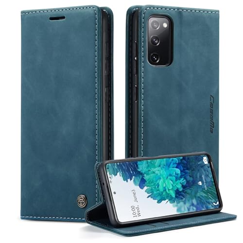 xinyunew Cover per Samsung Galaxy S20 FE/S20 Fan Edition,Flip Caso in PU Pelle Premium Portafoglio Custodia,Kickstand,Slot per Schede,Chiusura Magnetica per Samsung Galaxy S20 FE/S20 Fan Edition,Blu xinyunew Cover per Samsung Galaxy S20 FE/S20 Fan Edition,Flip Caso in PU Pelle Premium Portafoglio Custodia,Kickstand,Slot per Schede,Chiusura Magnetica per Samsung Galaxy S20 FE/S20 Fan Edition,Blu