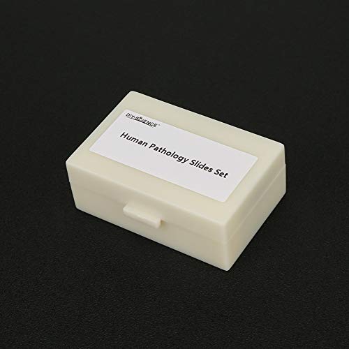 Prepared Human Pathology Microscope Slide Set, 12Pcs Research-Quality Prepared Tissue Microscope Slides Of Human Diseases (Human Pathology) #TOP5