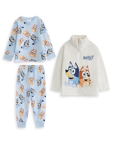 Pyjama 3 pièces garçon polaire BlueY pour des soirées d'hiver douillettes