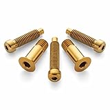 Terske Gold Titanium Bolt Kit fits Shimano XTR/XT/SLX/Deore Rear Derailleurs & Pulley Wheels