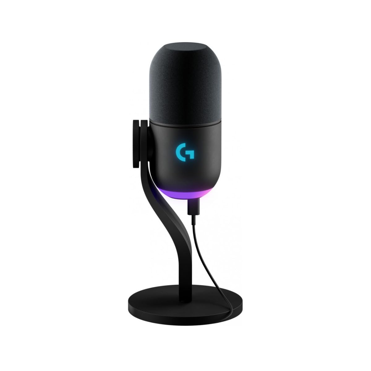 Yeti GX Dynamic RGB Gaming Microphone with LIGHTSYNC, USB Plug and Play for Streaming, Supercardioid, for PC/Mac - Black