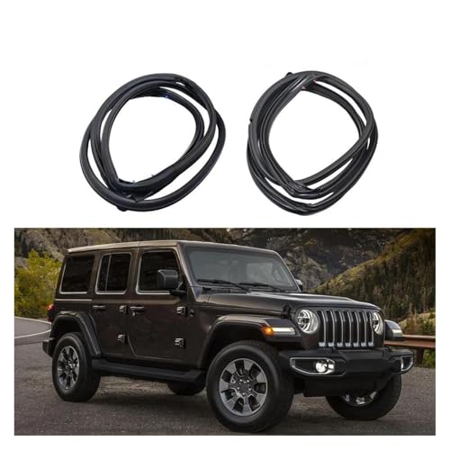 Burlete automotriz de repuesto para Jeep Wrangler JK 2007-2018, ideal para rutas y lluvia 2