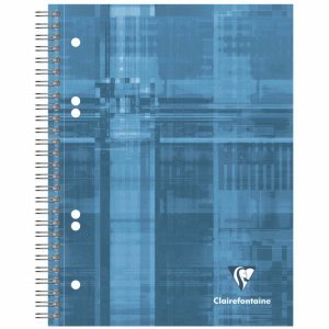 Clairefontaine 5 x Konferenzblock Bind'O Block A5 kariert 90 Blatt 90g/qm farbig sortiert
