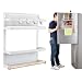 Kitchen Rack Magnetic Refrigerator Storage Organizer with 4 Removable Hook, Fridge Holder Strong magnet Rustproof Spice Jars ,NOT SUIT PAPER TOWEL SIZE, Bottle Wine,Laundry Room 12.5 x 10.2 x 3.1inch
