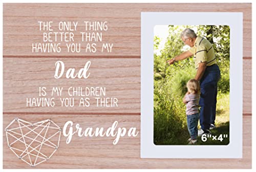 Funny Birthday Christmas New Year Thanksgiving Gifts For Grandpa Grandfather From Grandchild Granddaughter Grandson -The Only Thing Better Than Having You As My Dad -Picture Frame Photo Frame Gifts #TOP25