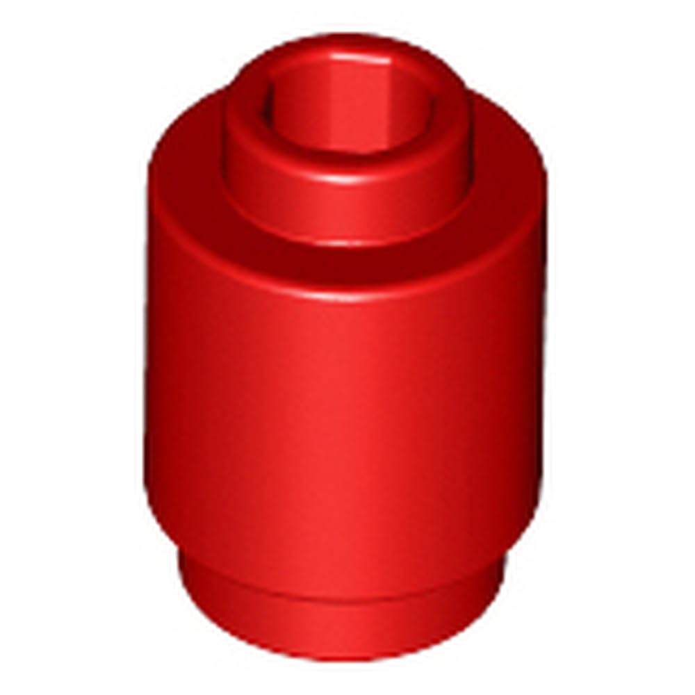 LEGO Brick Round 1 x 1, Part 3062, Part 3062, Choose Your Colour (Red, 10, count)