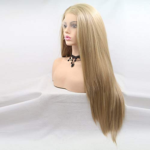 Perruque dorée lace front pour changer de style en soirée - 4
