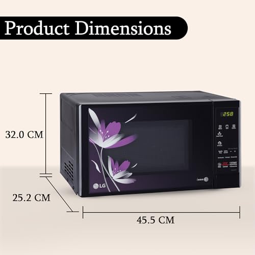 Image of LG 20 L Grill Microwave Oven (MH2044BP, Black)