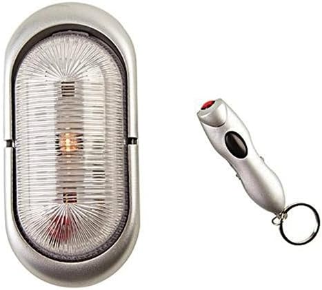 Living Bright 14W-1203 Indoor/Outdoor Wall Lamp with Remote