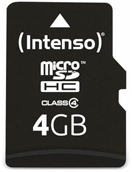 Intenso microSDHC 4GB Class 4 Speicherkarte inkl SD-Adapter schwarz