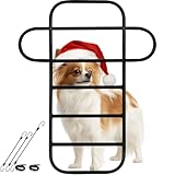 HOMEPEDIA Metal Car Dog Barrier for Small to Medium Dog,Hard to Climb Over,Durable Pet Barrier for Car,Elastic Ropes & Buckle Straps Firmly Fixed,Easy Installation,Limited Lifetime Warrnaty