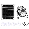 Zonnepaneel Ventilator 5V 10W Waterdichte Zonne-energie Ventilator Zonne-energie Ventilator Voor Thuis RV Kas Ventilatie…