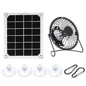 Zonnepaneel Ventilator 5V 10W Waterdichte Zonne-energie Ventilator Zonne-energie Ventilator Voor Thuis RV Kas Ventilatie…