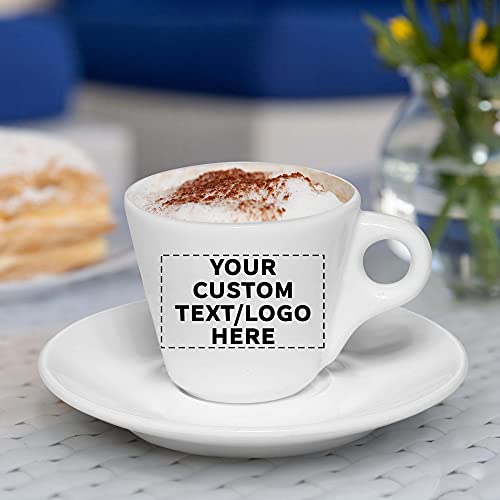 Custom-Espresso-Cups-with-Saucer-275-oz-Set-of-10-Personalized-Bulk-Pack-Perfect-for-Espresso-Tea-Other-Beverages-White