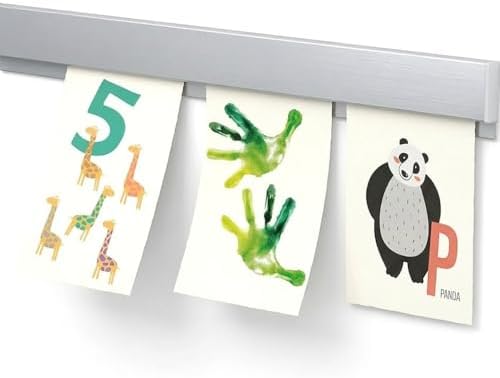 Paper Ramp Poster AS Hanging 8ft Paper, Poster & Art Display Rail (2x4ft Rails ...