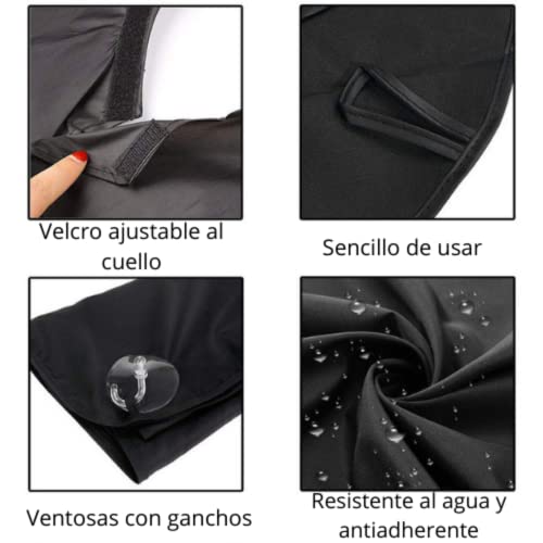 Grembiule da barba, strato impermeabile, impedisce...