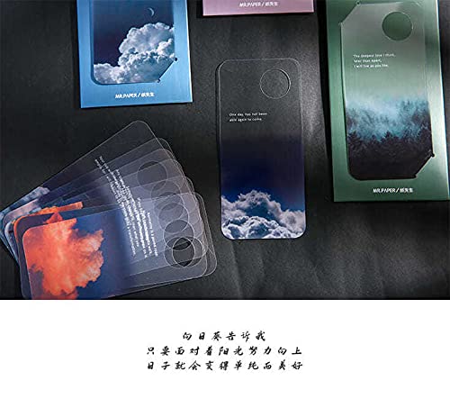 Segnalibro 10 pezzi in plastica design forestale