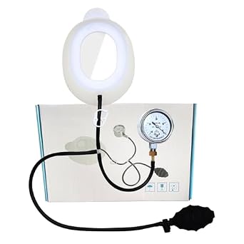 Pectus Excavatum Vacuum Bell - Pectus Excavatum Orthosis Brace,Washable,Physical Correction of Pectus Excavatum,With Real-Time Monitoring Pressure GaugeM-M