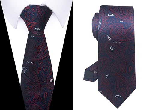 Image of Passabin Tie For Men Necktie Woven Jacquard Neck Ties Set 6 PCS