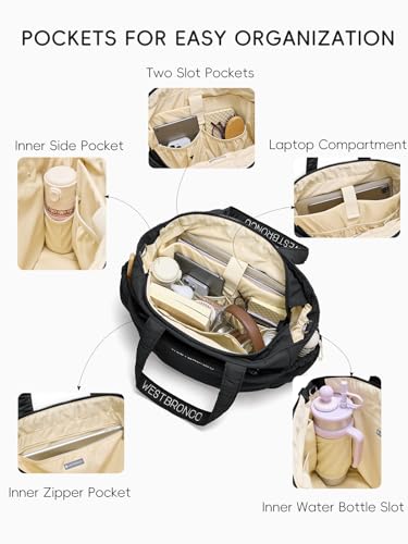 WESTBRONCO Puffer Tote Bag