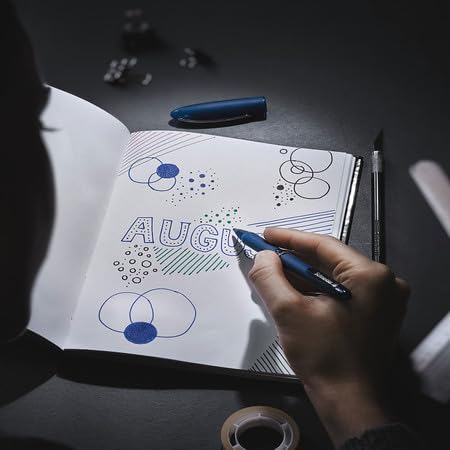 Miniatura 4 de Schneider One Business - Bolígrafos de punta ultra suave de 0.024 in, 5 bolígrafos incluye 3 negros, 2 azules