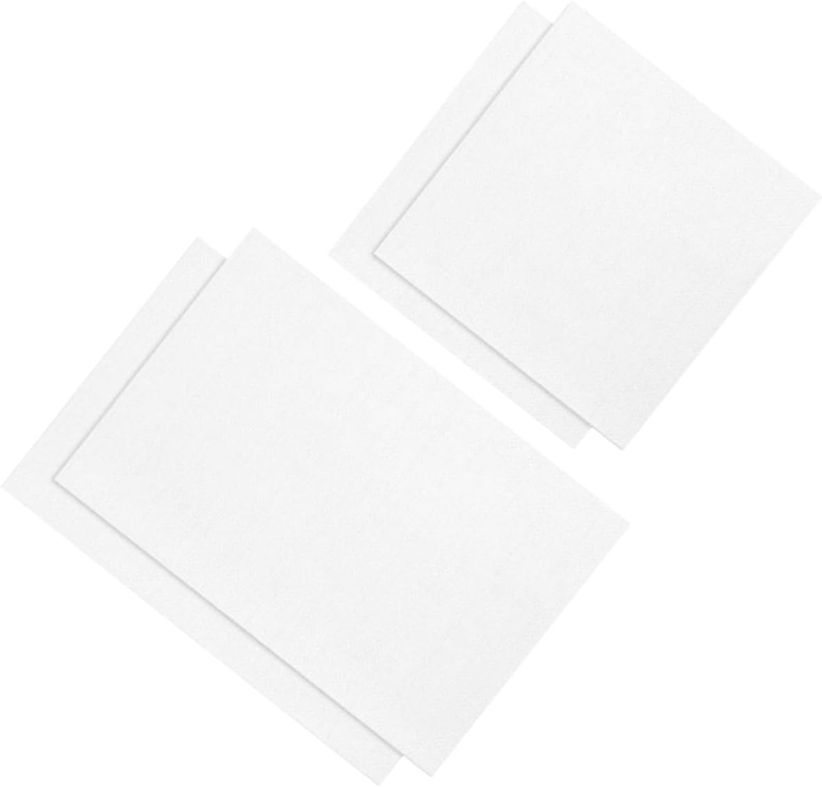 Tofficu 12pcs Cross- Cloth for Embroidery Cotton Needlework Fabric White for Crafts and Creative Projects