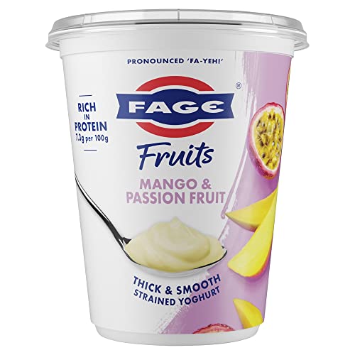 Fage Fruits Mango & Passion Fruit Thick & Smooth Strained Yoghurt 380g
