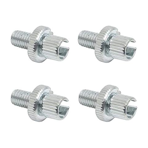 AUTOVIC Clucth Brake Cable Adjuster For Honda Yamaha Kawasaki Suzuki ATV Motorcycle 8mm Universal Cable Adjuster Nut Bolts(Silver) Cover