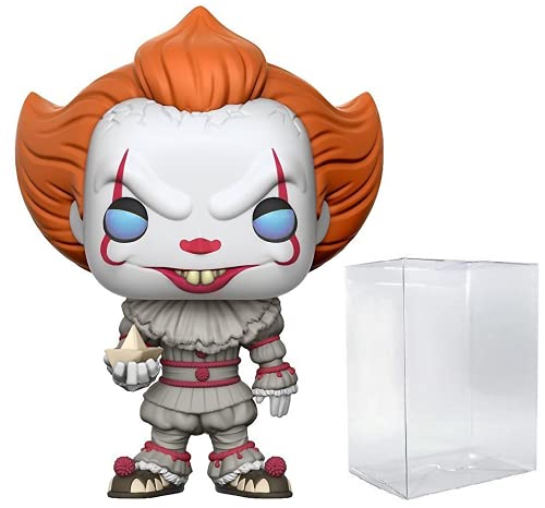 POP Stephen King's It, Pennywise with Boat Funko Pop! Vinyl Figure (Bundled with Compatible Pop Box Protector Case)