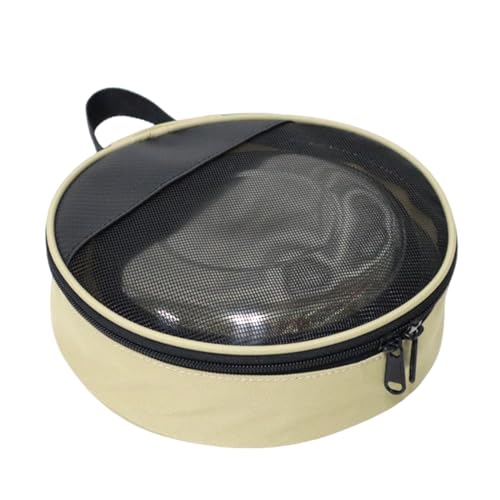 Dawutocap Ronda Camping Cubertería Bolsa de Utensilios de Cocina Organizadores Gran Capacidad Picnics Cubiertos Bolsa y Recipiente para Cuenco
