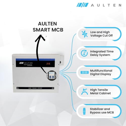AULTEN Mainline 10 KVA 8000W Voltage Stabilizer (Grey) - Image 3